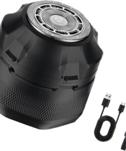 Afeitadoras de cabeza para hombres calvos, afeitadora facial eléctrica, recargable, inalámbrica, pantalla LED, impermeable, recortadora húmeda/seca, afeitadora de cabeza