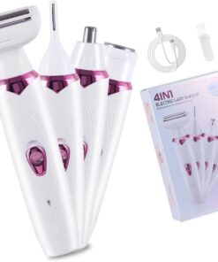 Removedor de pelo eléctrico para mujer, recortadora de cejas, afeitadora de brazos, piernas, cara, herramienta de afeitado para el cuerpo de la mujer, fácil de limpiar para el cuerpo de la mujer
