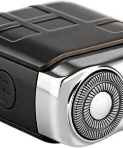 Máquina de Afeitar Eléctrica para Hombre Portátil Inalámbrico Recargable | Maquinilla Eléctrica para la Cara de Hombre Para Barba y Mentón Viajes Regalo Escuela