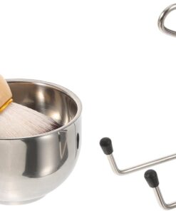 Healeved Brochas de Afeitar para Hombres Brocha de Afeitar con Cuenco para Afeitado Manual el Baño