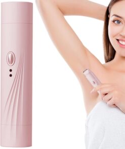 Afeitadora Eléctrica Para Mujer Doble Cabezal Sin Cable Impermeable Para | Depiladora Para Rostro Piel Sensible Axilas Y Viaje