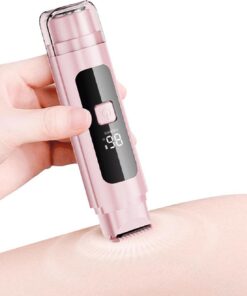 Recortadora De Bikini Eléctrica Afeitadora Corporal Recargable Con Doble | Recortadora De Corporal Para Cara, Axilas, Brazos, Piernas, Zonas Íntimas, Hogar, Viajes, Spa