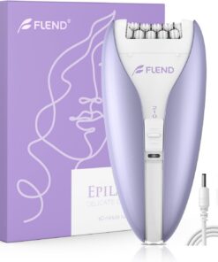 Depiladora silenciosa para mujer, removedor de vello facial y corporal de 2 velocidades, tecnología de deslizamiento suave, para cara, piernas, bikini y brazos