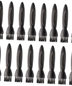 Cepillo de Limpieza para Afeitadoras Eléctricas, 100 Piezas, Abs Negro, Agarre Cómodo, para Afeitadora y Recortadora