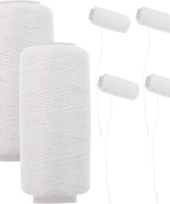 MAGICLULU Hilo Herramienta para Enhebrar Cabello 6 Piezas para Depilación Facial de Algodón Compatible Máquina Roscadora para Depiladora Uso Profesional para Cejas y Vello Facial