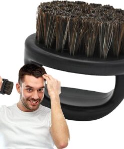 Beard Man - Cepillo portátil para barba con asa, para viajes | hogar y peluquería, bálsamo y fáciles de aplicar