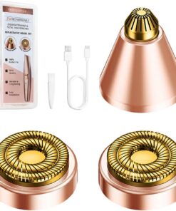 Cabezales de repuesto para recortadora facial de cejas: juego de cabezales originales de repuesto para recortadora de cejas facial 2 en 1, adecuado para modelos VG-102, VG-1023, VG-1024