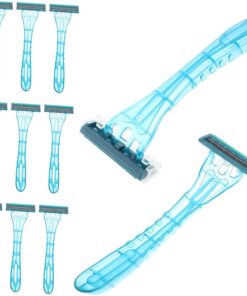 GANAZONO Afeitadoras Desechables de Acero Inoxidable 20 Piezas Tamaño Estándar Multiusos para Hombres y Mujeres Viaje y Uso Personal Afeitadora Corporal Recortadora de Pelo