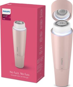 Philips depiladora facial serie 5000, depiladora personal para mujer, sin cable y compacta, con cabezal hipoalergénico, eliminación del vello facial suave y rápida, retoques fáciles, modelo BRR454/00