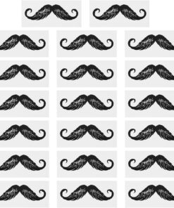 Pegatinas Protectoras para Depilación de Nariz 20 Piezas Pp Negras | Accesorios para Nariz y Bigote, Uso Diy, Evita Goteo de Cera Caliente, Formato Práctico