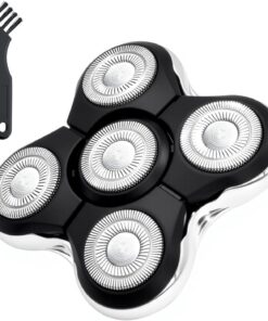 Pinkind Cuchillas de repuesto compatibles con Remington Balder Pro Head Shaver modelo XR7000, 5 cabezales de doble pista para afeitadora Remington, afeitado eléctrico de precisión para hombres calvos