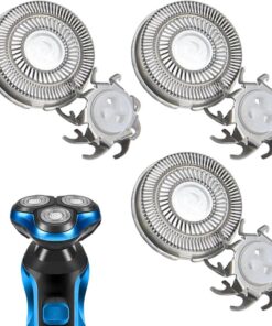 Cabezales de Recambio para Maquinilla Eléctrica Base Triangular Ergonómica | Cabezales de Recambio para Afeitadora Eléctrica Rotativa para Regalo a Padres Novios Viajeros Mayores Afeitado Matutino