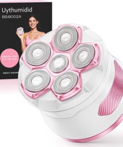 Maquinillas de afeitar eléctricas para mujer, afeitadora eléctrica impecable para piernas de mujer, maquinilla de afeitar magnética flotante, removedor de pelo húmedo/seco para pieles sensibles, fácil