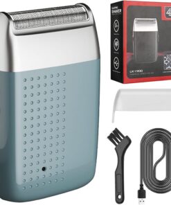 Potente afeitadora eléctrica de peluquería para hombres, pelo y barba eléctrica para calvos para máquina de afeitar de cabeza, alternante F