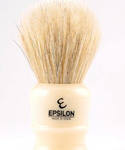 Epsilon Brocha de Afeitar Caballo Blanco Marfil 26mm, Estándar, Único