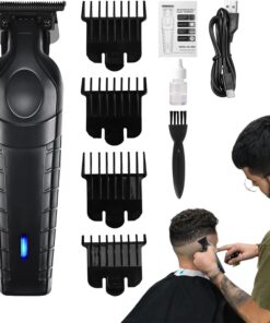 Cortapelos Para Hombre | Kit Eléctrico Para Corte De Cabello,Kit Multifuncional de Corte y Afeitado para Barba，Adultos，Uso en Hogar y Viaje