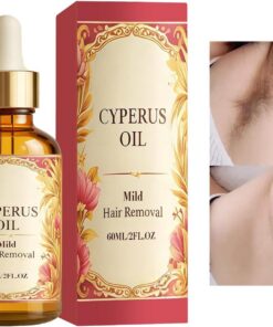 Aceite de depilación, 60 ml, aceite inhibidor suave no graso para mujeres y hombres, aceite para la piel contra el crecimiento del vello no deseado, para zonas íntimas, axilas, piernas, brazos, hogar