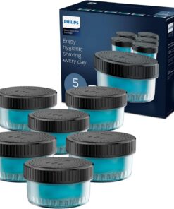 Philips Cartuchos de Recarga para Centro de Limpieza sin cables, Afeitadora Eléctrica Hombre, Pack 6 Unidades, Fragancia Fresca, Sin alcohol, CC16/50