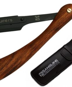 Maquinilla de afeitar para hombre, afeitadora de afeitar para barba o bigote, color negro, bolsa