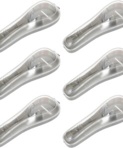 6 Piezas Estuche Protector para Maquinillas Manuales Caja Plástica Compacta y Portátil para Afeitar Organizador Seguro para Herramientas de Aseo Personal y Viajes