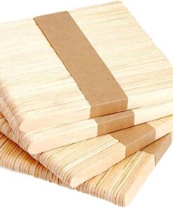 200 barras de cera para depilación barras de cera desechables de madera de 5, 9 pulgadas aplicador de para depilación corporal depresores linguales paletas.