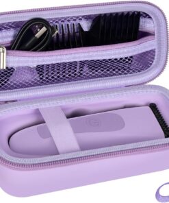 PAIYULE MANSPOT - Funda para recortadora de vello corporal Meridian para hombres, soporte de almacenamiento para afeitadora de barba eléctrica LADYSPOT y cabezales de hoja extra, solo caja (morado)