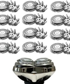 Cuchillas de repuesto para afeitadora Skull Shaver Pitbull, cabezales de repuesto para afeitadora Pitbull Gold/Silver/Platinum Pro (12 cuchillas)