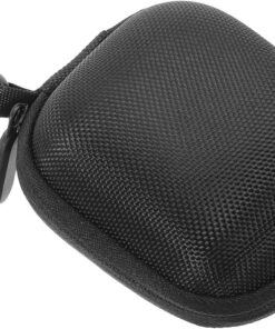 STOBAZA Estuche Portátil y Material Resistente Negro para Maquinilla de Afeitar Manual Diseño Compacto Adecuado para Viajes y Organización Ordenada de Herramientas de Afeitado