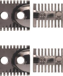 GANAZONO Cabezal de Afeitar de Acero Inoxidable, 2 Piezas, Cabezal de Afeitadora de Seguridad Manual, Plata, para Rutinas de Afeitado Rápido y Mantenimiento Fácil