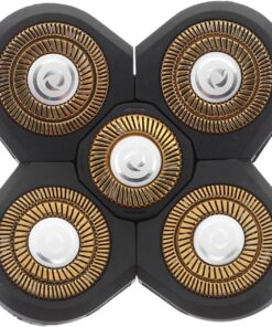 Cabezal de Afeitado de Repuesto 5 Cuchillas para Afeitadora | Metal, Corte de Precisión, Uso en Seco y Húmedo, para Mantenimiento de Cabezales Eléctricos