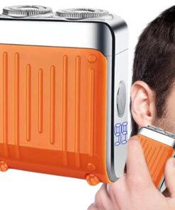Rasuradoras Eléctricas Para Hombre Recortadora De Barba Doble En Seco Y | Afeitadora De Seguridad Pantalla Digital Magnética Herramienta De Afeitado Para Viaje Ducha