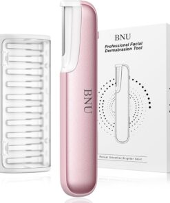 Dermaplane - Afeitadora facial para mujer, BNU para eliminar el vello facial antiedad, recargable, luz LED, bordes acústicos, 3 velocidades, mango ergonómico, herramienta de dermaplaning facial 10