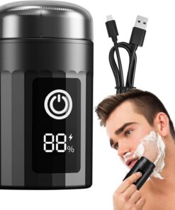 Afeitadoras eléctricas para hombre Impermeable con pantalla digital | Afeitadoras eléctricas inalámbricas recargables Para cabeza, barba, viaje, exterior, papá, esposo, cumpleaños, Día del