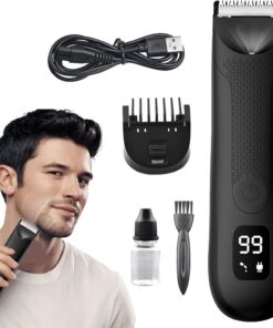 Recortadora de barba, Recortadora de pelo eléctrica,Mini afeitadora de | viaje para vello corporal - Herramientas de aseo de barba para hombres, afeitadora de pelo de ligera para el hogar, coche