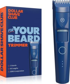 Dollar Shave Club | para tu barba | Resistente a la ducha, rueda de ajuste de longitud fácil, barbas cortas y largas | Cortadora de barba ajustable, afeitadora eléctrica, afeitadora eléctrica para