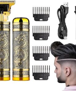 Cortapelos Para Hombre Máquina De Afeitar Impermeable Para Barba De | Set de Cortapelos y Recortadores Eléctricos Para Papá, Esposo, de Cumpleaños, Hogar, Viaje, Camping y Exterior