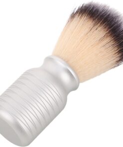 STOBAZA Cepillo de Afeitar para Hombre Cepillo de Nylon y Aleación de Aluminio, Diseño Ergonómico y Espuma Abundante para Afeitado Húmedo y Cuidado Facial en Viaje