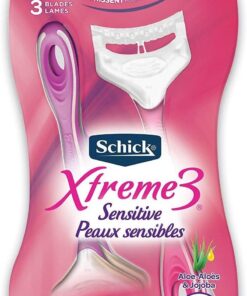 SchickSchick Xtreme 3 - Maquinillas de afeitar sensibles (4 unidades), , (3 Pack), , 3 uds. por paquete, 3.00[set de ]