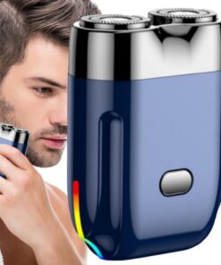 Afeitadora Eléctrica Para Hombre Batería De Alta Capacidad Tamaño Mini | Afeitadora Eléctrica Afeitadora Inalámbrica Viaje, Afeitado Apurado Y Suave, Batería Duradera, Compacta, Seco Y