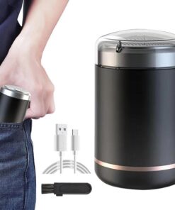 Máquina De Afeitar Eléctrica Portátil Máquina De Afeitar Portátil | Cortadora Impermeable Para Viaje Y Rostro, Regalo Para Hijo Y Abuelo