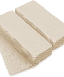 Whaline 200 tiras de cera de tela de muselina natural, depilación facial, 7.9 x 2.8 pulgadas, tiras de cera precortadas para mujeres y hombres, cuerpo, cara, brazos, piernas, depilación