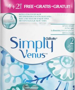 Gillette Simply Venus 2 - Maquinillas de afeitar desechables para mujer