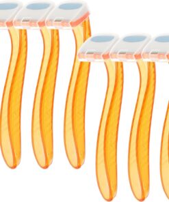 ULTECHNOVO Cuchilla Rasuradora Femenina 6 Unidades Compacta para Vello Corporal y Zona Púbica Portátil para Llevar en Cualquier Lugar Color Aleatorio