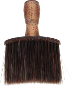 Cepillo para Afeitar Facial para Hombres, Marrón, Portátil | Nylon y Plástico, Cerdas Suaves y Seguras, Tamaño de Viaje, Uso Doméstico Diario