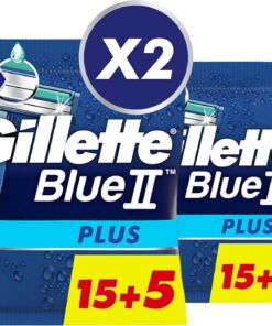 Gilette Blueii Plus Disposable Blades For Men 160 g (Paquete de 2)