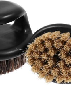 STOBAZA Brocha para Afeitar 2 Piezas de Abs para Crear Espuma Cremosa y Favorecer el Crecimiento Adecuado para Afeitado Húmedo y Cuidado Masculino Color Aleatorio