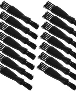 SHINEOFI Cepillo de limpieza para afeitadora eléctrica y pequeños electrodomésticos, 20 unidades de plástico con diseño de doble cabezal, apto para limpieza profunda y detallada