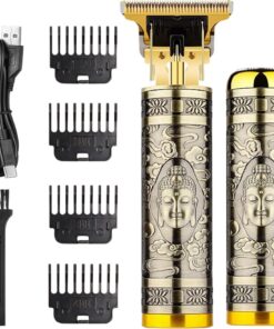 Cortapelo Inalámbrico Para Hombre Máquina De Afeitar Impermeable Para Barba | Juego de Cortapelos y Máquina de Afeitar Eléctrica de Barbero Para Papá Novio Barbería Cumpleaños Viaje O