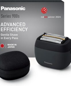 Panasonic ES-PV3B-K803 Serie 900s Afeitadora, Afeitadora Eléctrica de 5 Hojas para Uso En Seco y Húmedo para Hombres, Sensor De Barba Responsivo, USB-C, Estuche De Transporte, Negro Mate