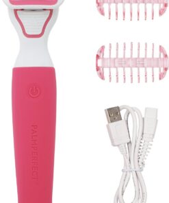 Clio PALMPERFECT - Afeitadora eléctrica y recortadora de bikini para mujer, versátil afeitadora inalámbrica en seco y húmedo, afeitado suave sin irritación ni molestias, perfecto para piernas, axilas